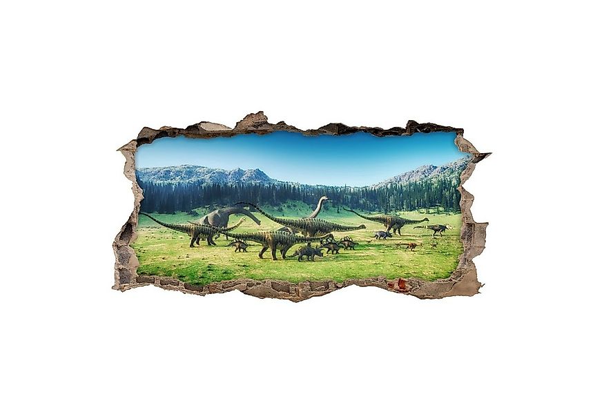 nikima Wandtattoo 221 Wandtattoo Dino Wanderung - Loch in der Wand 750 x 38 günstig online kaufen
