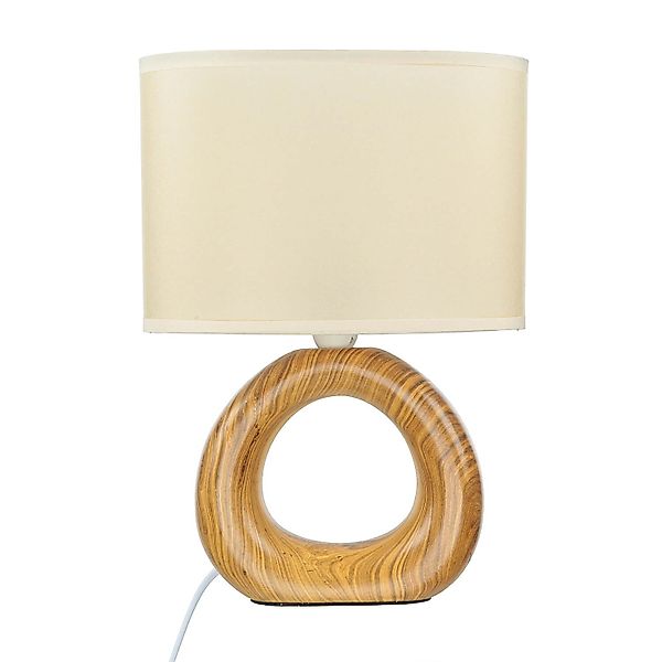 Licht-Erlebnisse Nachttischlampe ANDRE, ohne Leuchtmittel, Braun günstig online kaufen