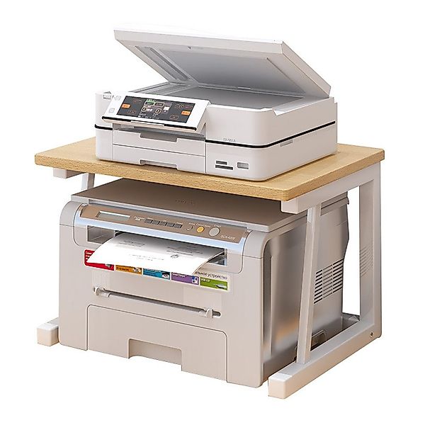 GarveeMore Schreibtisch 2-Tier Holz Desktop Drucker günstig online kaufen