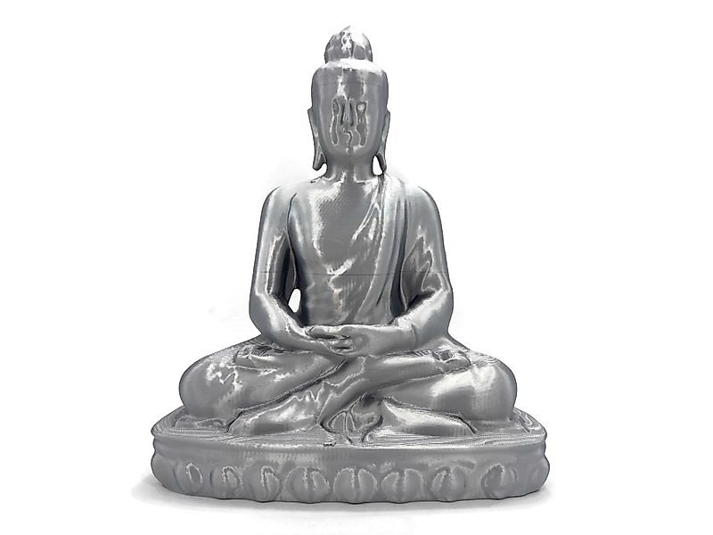 eXODA Skulptur Buddha Mangala Silber sitzende günstig online kaufen