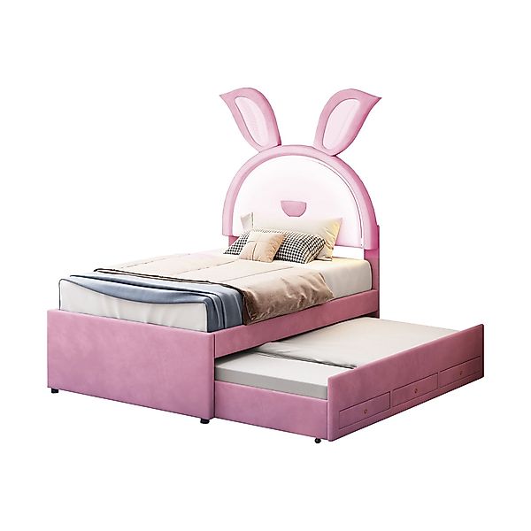 Flieks Polsterbett, LED Kinderbett 90x200cm mit günstig online kaufen