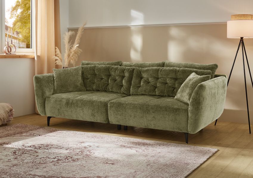 Jockenhöfer Gruppe Big-Sofa "Spa, im Retrolook mit Wellenfederung" und frei günstig online kaufen