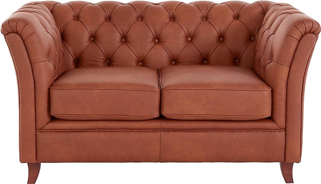 Home affaire Chesterfield-Sofa "Reims", mit echter Chesterfield-Knopfheftun günstig online kaufen