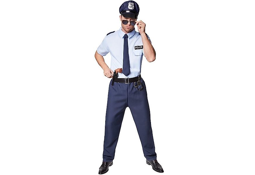 dressforfun Kostüm Herrenkostüm Police Officer, Cooles Hemd mit Police-Aufd günstig online kaufen