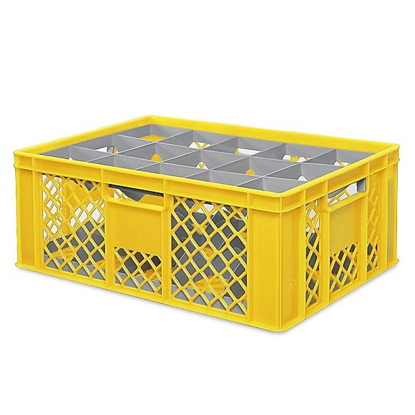 BRB-Lagertechnik Aufbewahrungskorb Gläserkiste 600x400 mm für günstig online kaufen