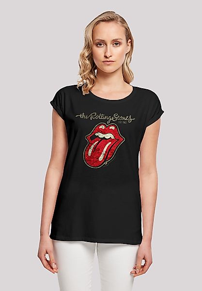 F4NT4STIC T-Shirt "The Rolling Stones Plastered Tongue Washed", Premium Qua günstig online kaufen