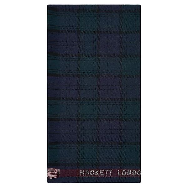 Hackett Milly Sele Tartan Schal One Size Navy / Dark Green günstig online kaufen