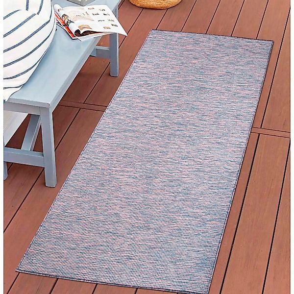 Carpet City Outdoorteppich "PALM 2778" rechteckig 5 mm Höhe Läufer, Wetterf günstig online kaufen