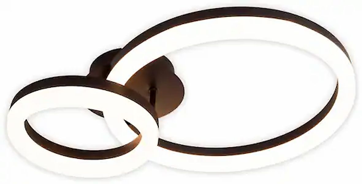 näve LED Deckenleuchte »CIRCULO«, Stufenweise dimmbar per Wandschalter günstig online kaufen