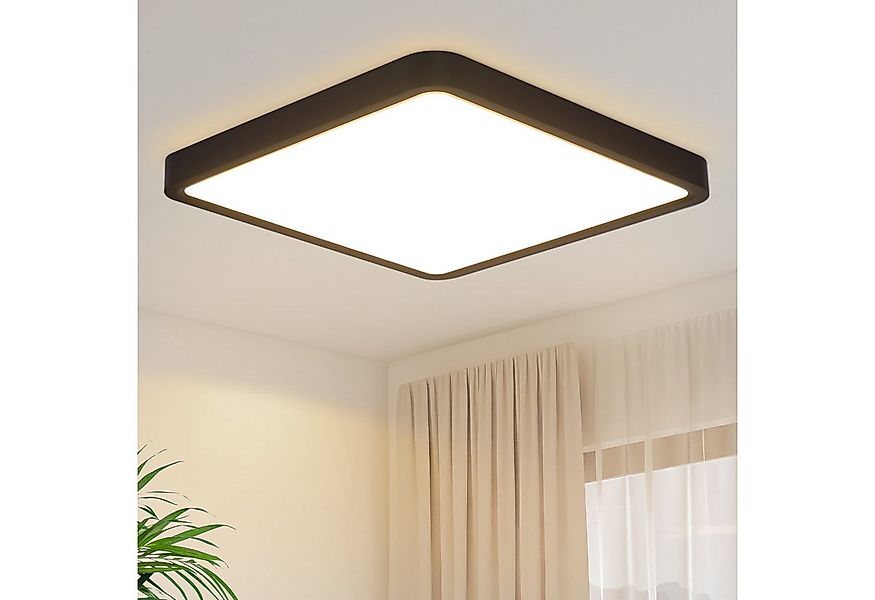 Nettlife LED Panel LED Deckenleuchte Flach 23CM 3000/6500K 18W, LED fest in günstig online kaufen