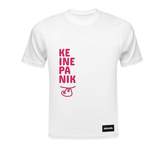 Sollso. T-Shirt SOLLSO. T-Shirt „Keine Panik“ günstig online kaufen