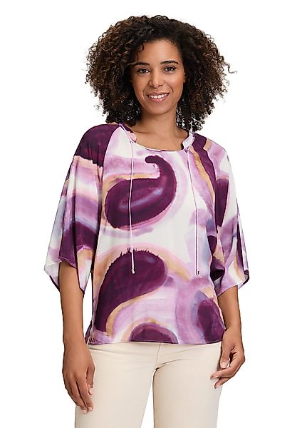 Cartoon Schlupfbluse "Damen Casual-Bluse mit Muster" günstig online kaufen