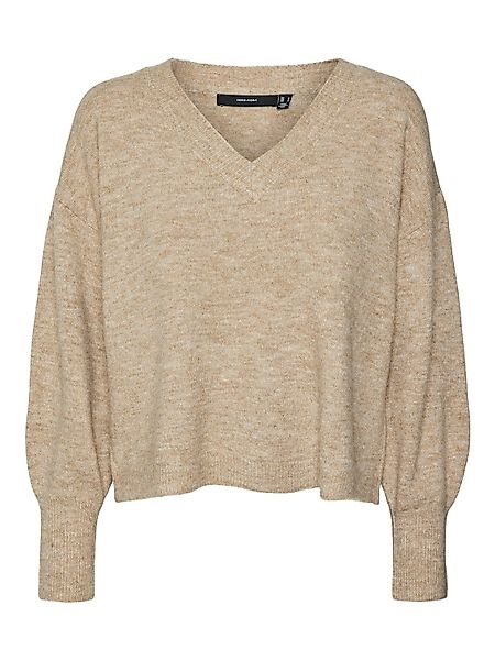 Vero Moda V-Ausschnitt-Pullover VMJUPITER LS V-NECK günstig online kaufen