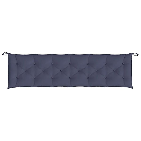 vidaXL Gartenbank-Auflage Marineblau 200x50x7 cm Oxford-Gewebe 379022 günstig online kaufen