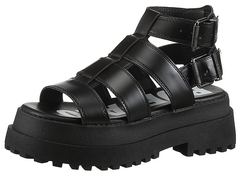 Buffalo PLUTO GLD Sandalette, Plateausandale, Festival-Sandale günstig online kaufen