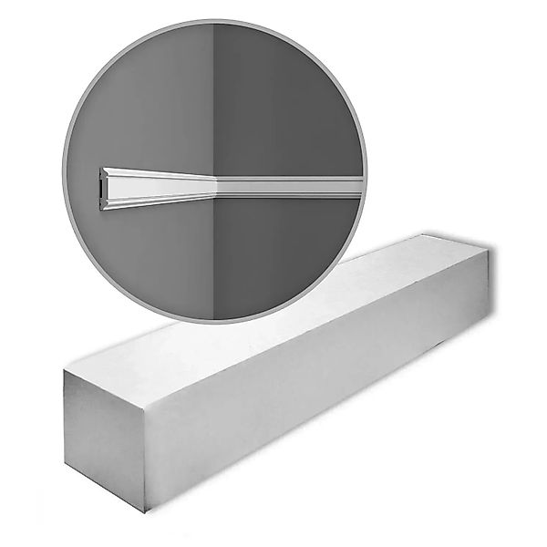 ORAC DECOR PX144 AXXENT Zierleisten 1 Karton Set 30 Wandleisten 60 m Weiß günstig online kaufen