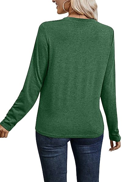 PYLIKE Longsleeve Damen Rundhalsausschnitt Longsleeve mit günstig online kaufen