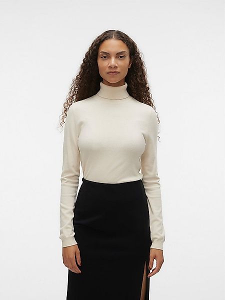 Vero Moda Rollkragenpullover VMHAPPINESS LS ROLLNK PULLOVE GA BOO REP günstig online kaufen