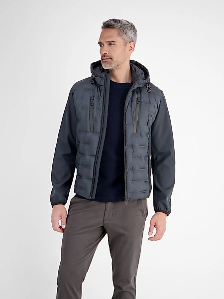 LERROS Steppjacke "LERROS Sportive Hybrid-Jacke mit Steppfront", mit Kapuze günstig online kaufen