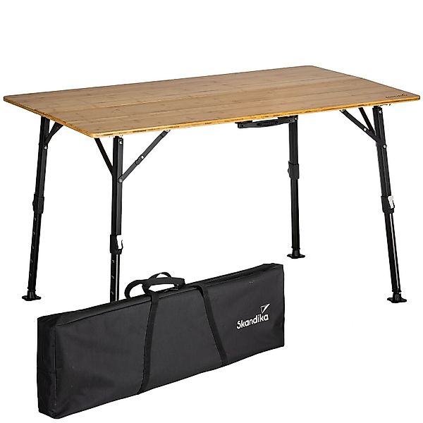 Skandika Campingtisch Tobro Bambus Klapptisch 120 günstig online kaufen