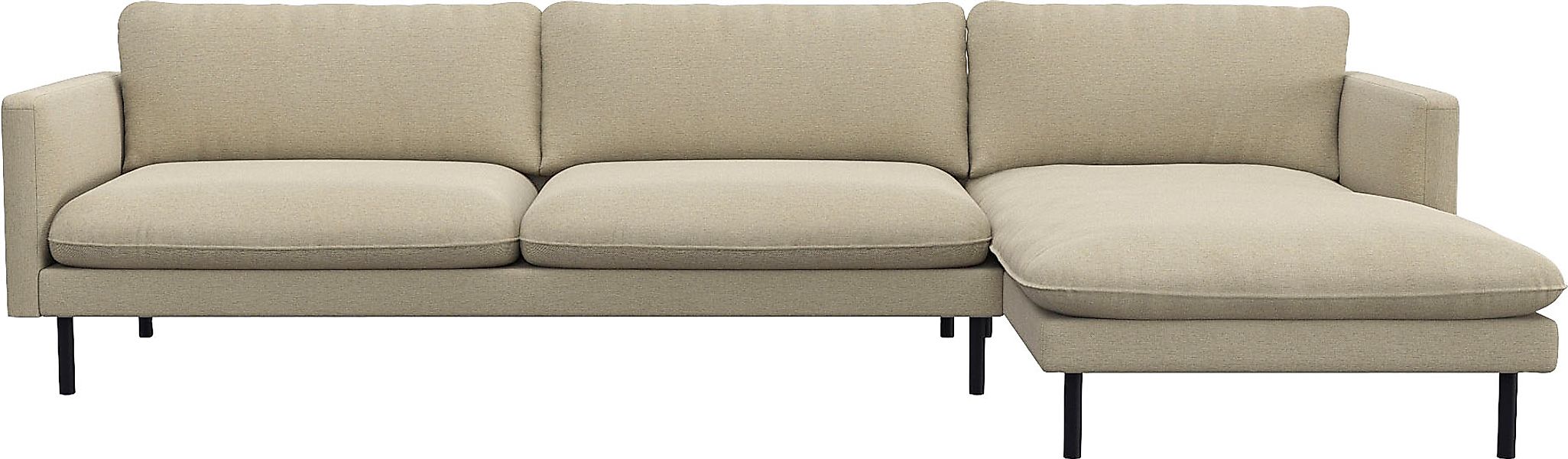 FLEXLUX Ecksofa "Bolzano, elegant und bequem, L-Form", Sitzaufbau mit Kalts günstig online kaufen