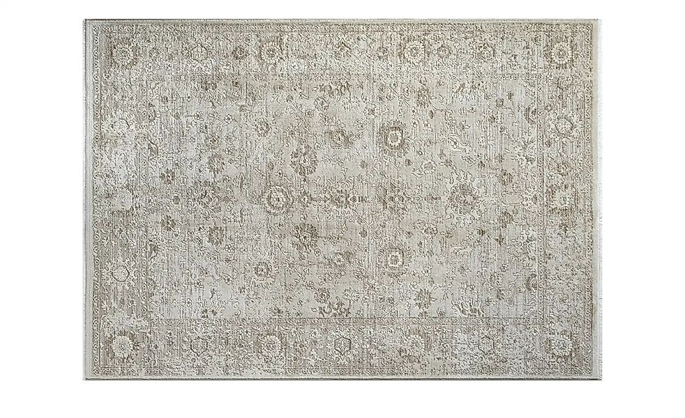 Webteppich  Flowline ¦ beige ¦ Synthetische Fasern ¦ Maße (cm): B: 80 Teppi günstig online kaufen