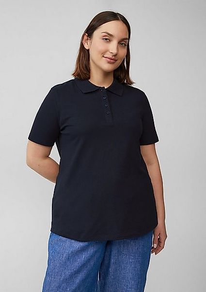 s.Oliver CURVE T-Shirt Curve Polo-Shirt kurzarm, Kragen, Knöpfe günstig online kaufen