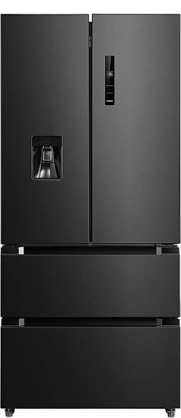 Hanseatic French Door "HFD18983CWDBI" 190 cm hoch 83 cm breit Wasserspender günstig online kaufen
