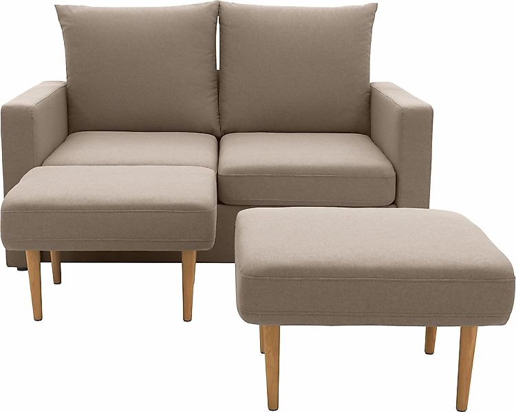 DOMO collection 2-Sitzer »Slunce, Outdoor-Raumwunder«, 2-Sitzer inkl. 2 Hoc günstig online kaufen