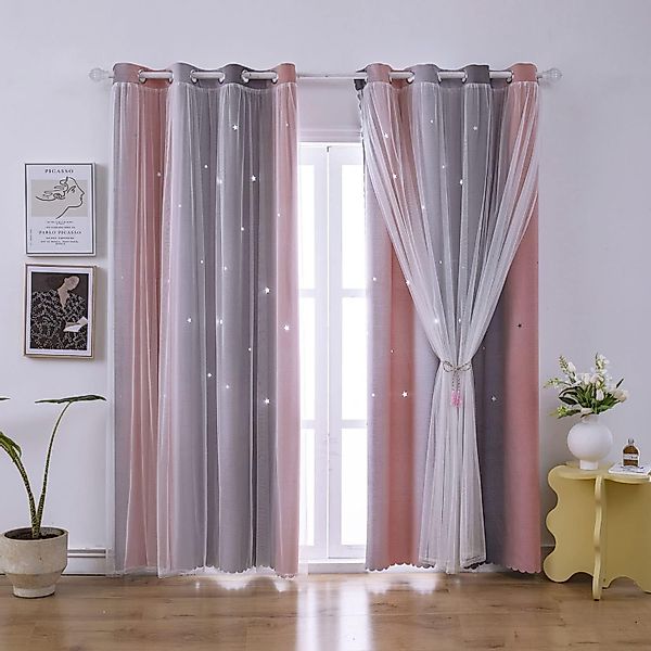 BYSURE Gardine (1 St), Ösen, verdunkelnd, günstig online kaufen