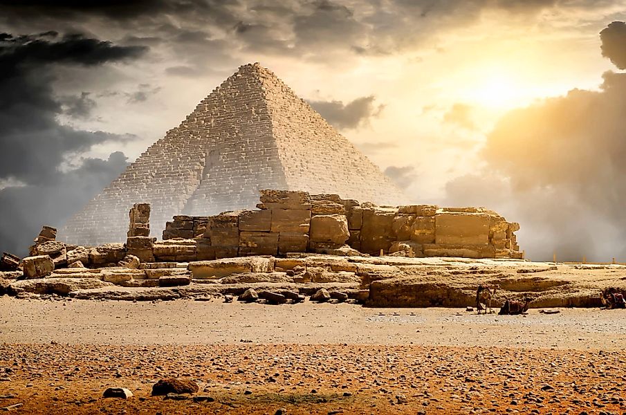 Papermoon Fototapete "Pyramide" günstig online kaufen