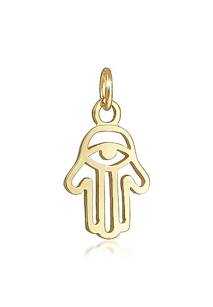 Elli Kettenanhänger Fatimas Hand Schutz Glück 925 Silber, Hamsa Hand günstig online kaufen