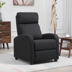 HOMCOM Relaxsessel TV-Sessel mit Liegefunktion, Leinenoptik, günstig online kaufen
