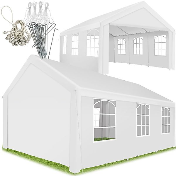 tectake Pavillon Jasko, mit 4 Seitenteilen, günstig online kaufen
