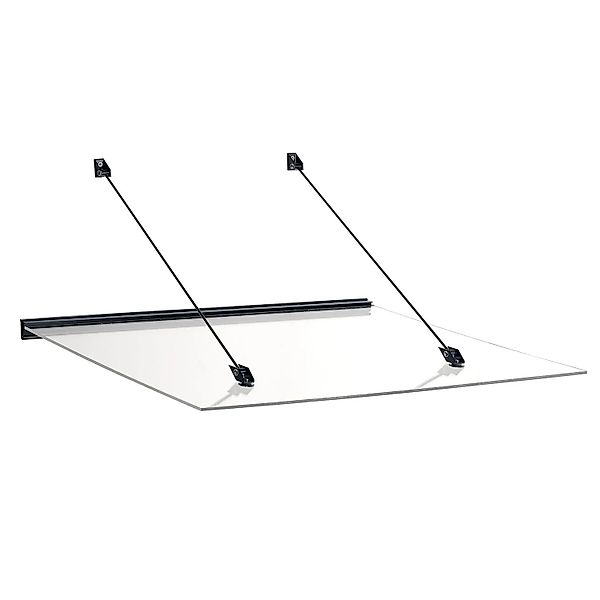 Roro Vordach V156 Anthrazit 151,8 cm x 93,5 cm x 90,5 cm günstig online kaufen