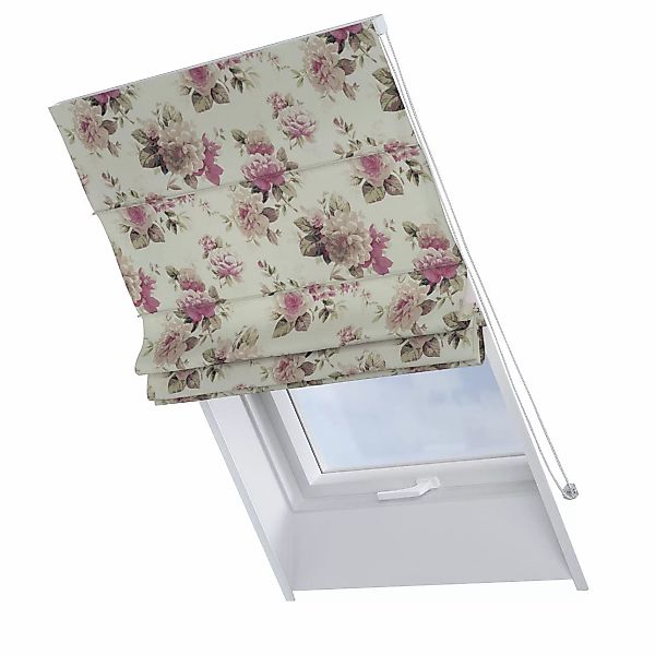 Dekoria Dachfenster-Raffrollo Rimini, beige- rosa, 50 x 60 cm günstig online kaufen