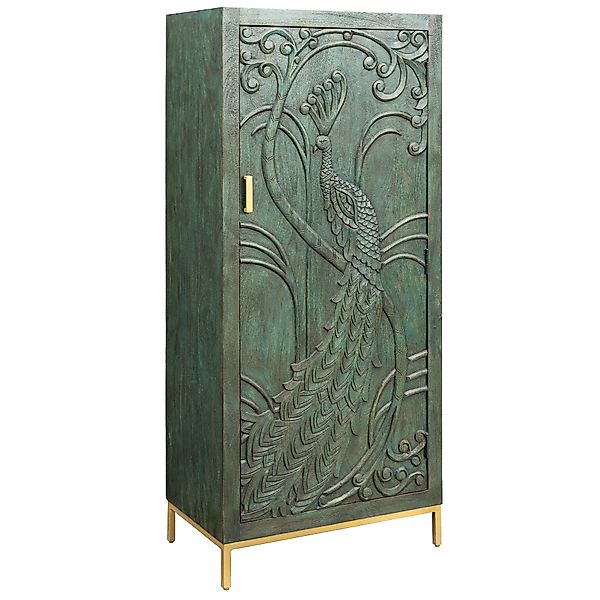 riess-ambiente Highboard PEACOCK 170cm grün / günstig online kaufen