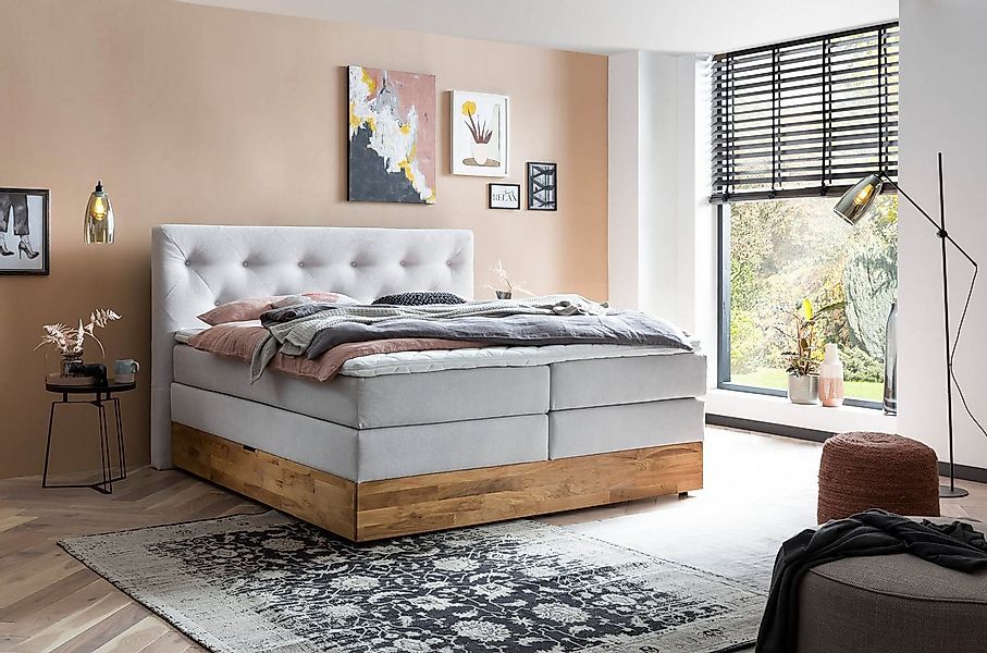 Belanoti Boxspringbett Marbo (Unterbox, Matratze, Topper), 180x200 cm, mit günstig online kaufen