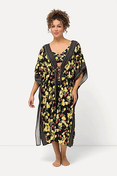 Ulla Popken Strandkleid Kaftan Zitronen Bordüren günstig online kaufen