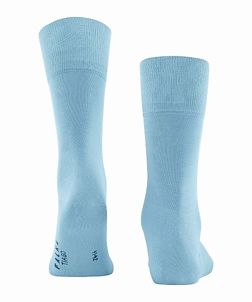 FALKE Tiago Herren Socken, 45-46, Blau, Uni, Baumwolle, 14662-678806 günstig online kaufen
