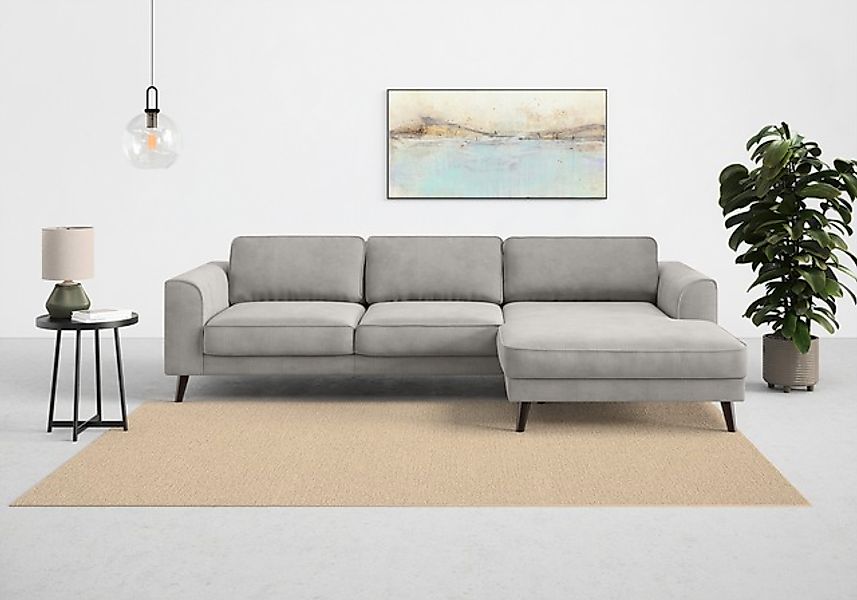 TRENDMANUFAKTUR Ecksofa »Lumber Jack, elegantes Designsofa, zeitlos modern, günstig online kaufen