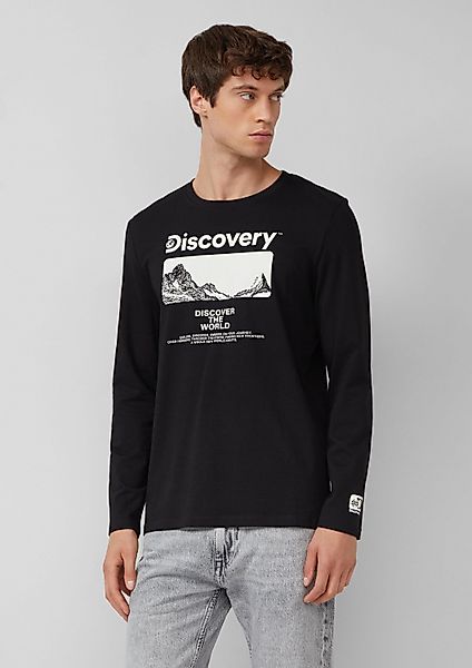 s.Oliver Langarmshirt T-Shirt Longsleeve aus Baumwolle günstig online kaufen