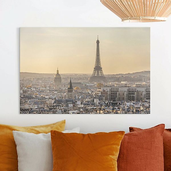 Leinwandbild Paris im Morgengrauen günstig online kaufen