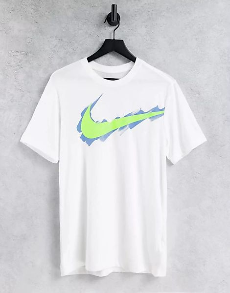 Nike Training – Sport Clash – T-Shirt in Weiß mit Logo günstig online kaufen