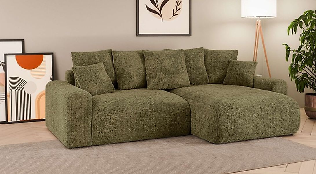 Home affaire Ecksofa »LAKESIDE klein mit Bettfunktion und Bettkasten, B/T/H günstig online kaufen