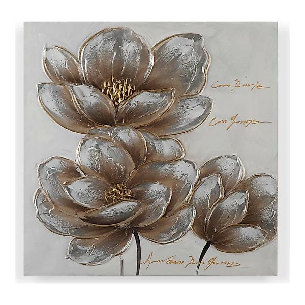 Bild Versa Blomster Leinwand (2,3 X 60 X 60 Cm) günstig online kaufen