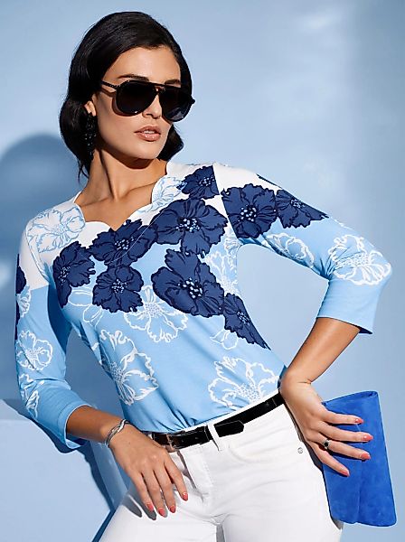 creation L Print-Shirt "Print-Shirt" 1 Stk. tlg. günstig online kaufen
