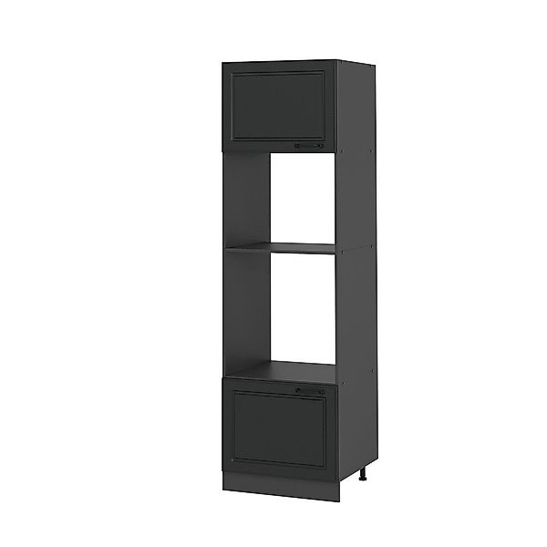 Vicco Mikrowellenumbauschrank R-Line, Anthrazit Landhaus/Anthrazit, 60 günstig online kaufen