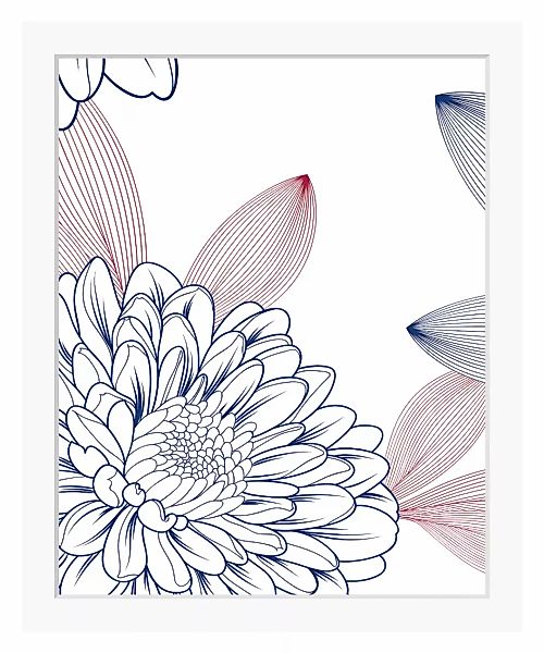 queence Bild "Lia", Blumen, (Set), Blumen, gerahmt günstig online kaufen