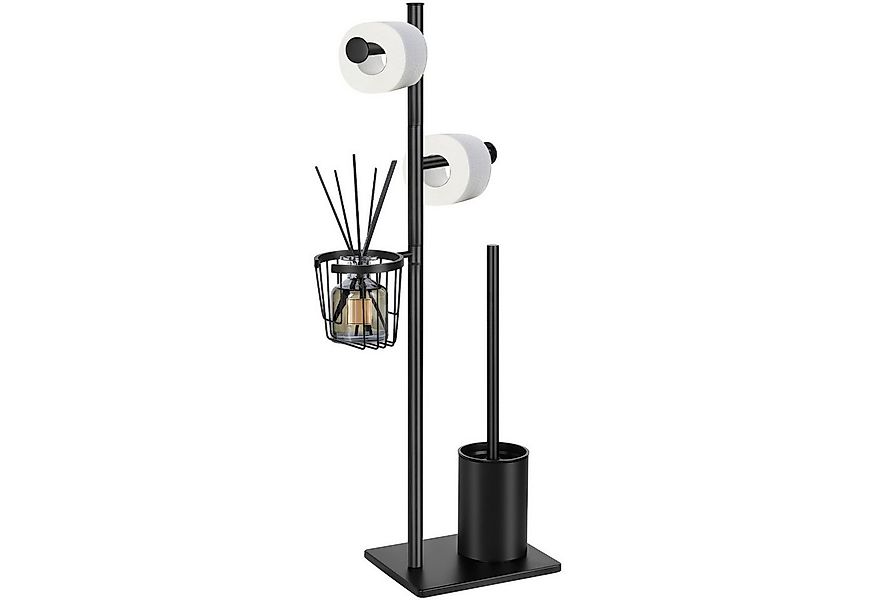 JOYOLEDER WC-Garnitur Edelstahl Klopapierhalter Stehend, Toilettenpapierhal günstig online kaufen